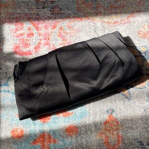 Express Black Clutch